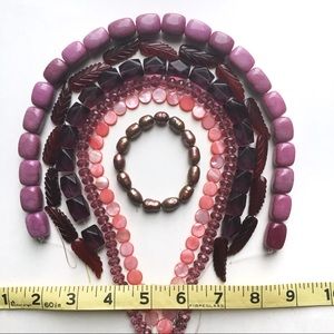 Gemstone & glass beads for jewelry making